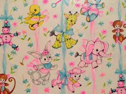 Vintage Gift Wrapping Paper Baby Shower By Thegooseandthehound 6 00 Vintage Wrapping Paper Vintage Cards Vintage Paper
