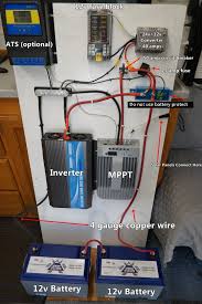 Wiring instructions for 12, 24, and 48 volt battery banks. Rv Solar Power Blue Prints Mobile Solar Power Made Easy
