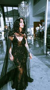Jinza Bridal Custom Design Black Wedding Dress See Though Wedding Dress Wedding Cape Cap Sle Black Wedding Dresses Dark Wedding Dress Cape Wedding Dress