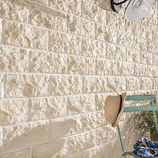 Un mur de parement en terre cuite apportera. Plaquette De Parement Travertin Fabrication Artisanale Manuelle Blanc 30 X 15 Cm Epaisseur 40 Mm Marcilly Sur Seine