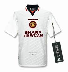 Man utd neuheiten verfügbare vintage trikots. Manchester United 1996 97 Auswarts Trikot