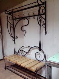 Unique Bench Coat Rack Deco Maison Escalier En Fer Forge Deco
