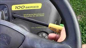 Top 5 mower troubleshooting tips. How To Start A John Deere 100 Series Tractor Youtube