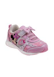 Minnie Mouse Bow Girls Light Up Sneakers