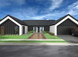 Pavilion House Plans Nz H Shaped House Plans Nz The Dunstan Modern Barn House Barn Style House Facade House