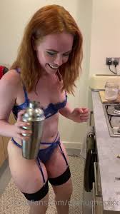Drunk Ella Hughes Making Cocktails In Lingerie - XXBRITS