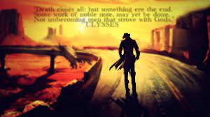 This is how my confronation with ulysses turned out, i played as an ncr character and i managed to convince him to stay and. Ulysses By Cainaapeli On Deviantart