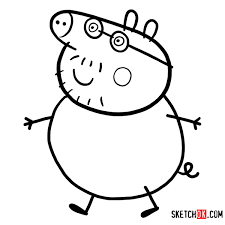This forms the top of the pie slice. How To Draw Hamm From Toy Story Sketchok Easy Drawing Guides