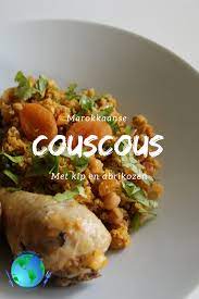 Deze wordt gebruikt om het vlees en de. Marokkaanse Couscous Met Kip En Abrikozen Indenvreemde Nl Kip Couscous Marokkaanse Recepten Eten Recepten