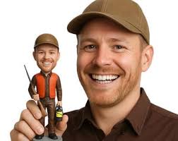 Custom Gun Bobbleheads, Personalized Shotgun Bobblehead, Custom Hunter  Bobbleheads, Custom Veteran Bobbleheads Gifts