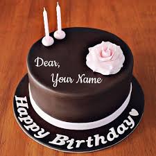 Chocolate Happy Birthday Cake With Candles Images Happy Birthday Chocolate Rose Cake With Friend Name Nice Name Birthday Cake Fonda Happy Birthday Chocolate Cake Happy Birthday Cakes Birthday Cake With Candles