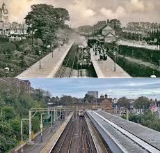 train between Bori Bunder Bombay ...