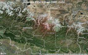An earthquake of magnitude 5.3 on the richter scale struck 35 km east of pokhara in nepal, usgs said in a statement today. Quake Info Moderate Mag 4 2 Earthquake Dolakha 102 Km East Of Kathmandu Province 3 Nepal On Wednesday 3 Mar 2021 6 43 Pm Gmt 5 45 1 User Experience Report Volcanodiscovery