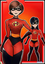 All of the art of books are incredible and this one is no exception. Incredibles Helen Parr And Violet Parr Fanart Sfw Art Amino