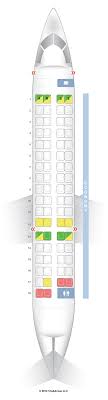 Seatguru Seat Map Alaska Airlines Bombardier Crj 700