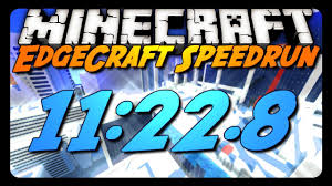 Minecraft Parkour Edgecraft Speedrun 11 22 8 Parkour Minecraft World Records