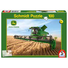 moissonneuse batteuse s690 100 pieces puzzle joueclub camion de coloriage