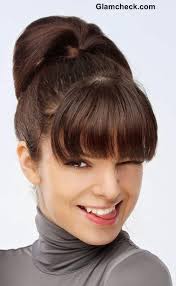 Hairstyle How To Ponytail With Bangs For Short Hair Short Hair Styles Square Face Hairstyles Rihanna Short Hair