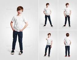 Kids Boy T Shirt Mockups Vol2 Part 1