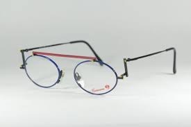 Vintage Mondrian Inspired Eyeglasses Frame Made In Italy By Casanova 2 Color Variations Glasses Fashion Unique Sunglasses Eyeglasses Frames