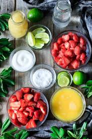 Non Alcoholic Strawberry Margarita Recipe Summer Drinks Easy Meals Non Alcoholic Drinks