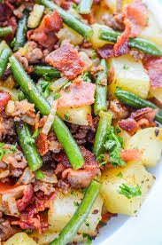 Southern Sausage Potatoes Green Beans Recipe Sausage Potatoes Green Beans Green Beans Full Meal Recipes