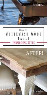 Whitewash Wood Table Top An Heirloom Makeover In 2020 Whitewash Wood Diy Furniture Redo Refinishing Furniture Diy