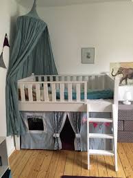 Vorhangset mit turm für hochbett fussball. Hochbett Vorhang Set Naturfarbenes Kinder Hochbett Inkl Stoff Set Vorhang