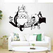 Our products are great for decorating nurseries, bedrooms, offices, and more. Totoro Anime Wall Decal Wall Stickers Living Room Wall Stickers Wallpaper Wall Stickers Bedroom
