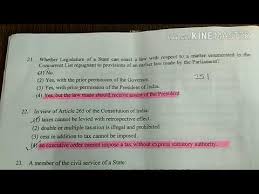Delhi Judicial Service Examination 2018 Series D Answer Key Youtube