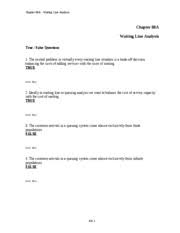 Components Of A Queuing System A Queuing System Three Components Are I Arrival Course Hero