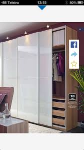 Nachdem ich dieses wahnsinnige teil aufgebaut habe. Pax With Farvik Doors White Stained Oak Effect White Glass Schlafzimmer Schrank Ikea Schlafzimmer Ideen Ikea Schlafzimmer Schrank