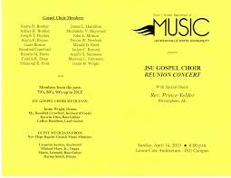 JSU GOSPEL CHOIR REUNION CONCERT