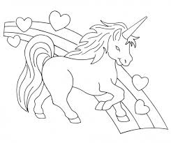Meilleur coloriage a imprimer licorne avec des ailes. Coloriage Licorne Facile Dessin Gratuit A Imprimer