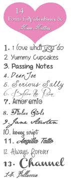 14 Fonts For Valentines And Love Letters Lettering Fonts Scrapbook Fonts Valentine Font