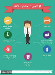 ٧ تفسيرات لفقدان طاقتك انفوجرافيك صحة Life Skills Activities Learning Websites Life Habits
