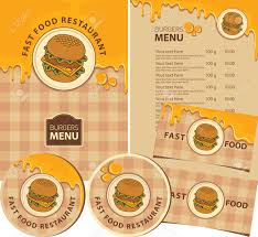 Choose from select business card styles and have cards in hours. Vector Set Of Design Elements For Fast Food Restaurant Menu Royalty Free Cliparts Vectors And Stock Illustration Image 138258219