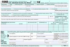 Feb 06, 2019 · the 1040 form for 2018 has dedicated spots to put totals from the new schedules. Taxprof Blog