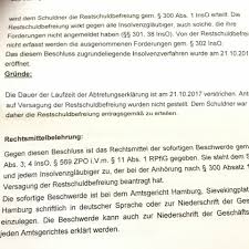 Nun sind ja die ersten verfahren durch, die eine vorzeitige restschuldbefreiung beantragen können, daher meine frage: Restschuld Befreiung Jetzt Wieder Eine Forderung Insolvenz Restschuldbefreiung