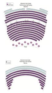 Seating Charts Mcaninch Arts Center