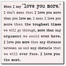 Wall Sign When I Say Love You More Love Sign Wall Love You More Love You Quotes