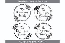 Download Wedding Monogram Svg Cut File Graphic By Meshaarts Creative Fabrica