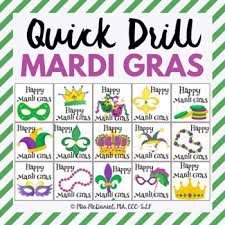 Check spelling or type a new query. Quick Drill For Mardi Gras For Speech Therapy Or Any Skill Drill