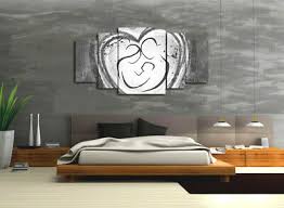 Rendile monocromatiche per non impicciare le nuances della stanza. Quadri Moderni Camera Da Letto Capezzale Grigio Argento Dipinto A Mano Eur 159 00 Picclick It