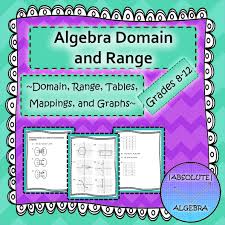 Domain And Range From Graphs Mappings And Tables Scrambled Answers Activity Math Lesson Plans High School Math Activities Teaching Math