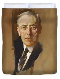 Woodrow Wilson Zip Pouch by Mountain Dreams