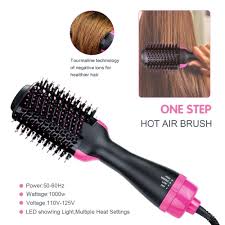 Professional One Step Hair Dryer Brush Volumizer Blow Straightener And Curler Salon 2 In 1 Electric Hot Air Curling Iron Comb Presspia Hair Dryer Brush Hair Blow Dryer Professional Hair Dryer