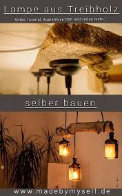 Lampe Aus Treibholz Und Alten Gin Flaschen Monkey 47 Treibholz Lampe Lampe Aus Flaschen Lampen