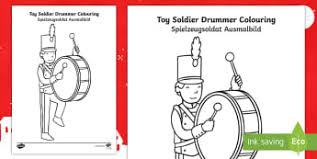 Coloring printouts are the best part in any kid's lives to. Toy Soldier Drummer Colouring Sheet