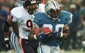 Barry sanders runs over bears (1997) throughout the years it always seemed as if sanders saved his best games of the season for thanksgiving, and 1997 was no exception. This Week In History Barry Runs Over The Bears On Thanksgiving In 1997 Vintage Detroit Collection
